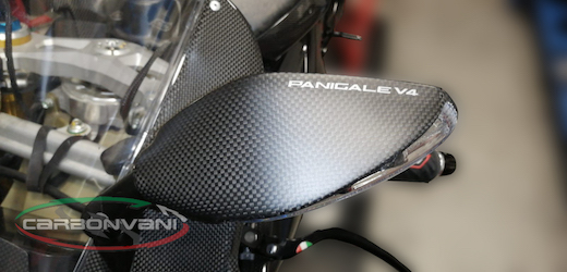 Bestem Carbon Fiber Fuel Tank Cover Guard Fairing for Ducati Panigale V4 V4S 